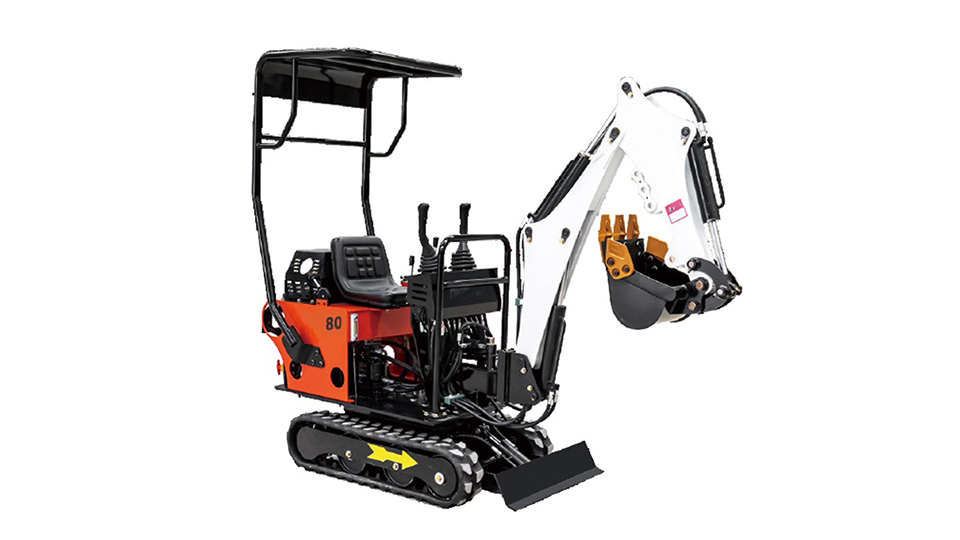 How do I transport a mini excavator safely?