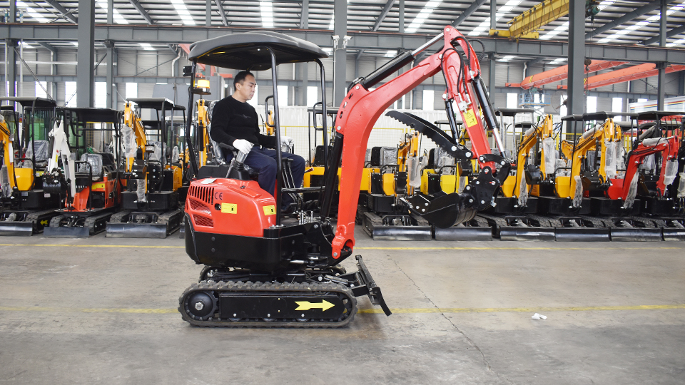 What kind of attachments can be used with an excavator?