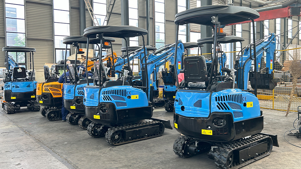 Can you explain the importance of regular lubrication for excavators?